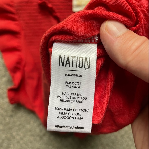 REVOLVE Nation LTD Flutter Slv Top - Picture 3 of 4